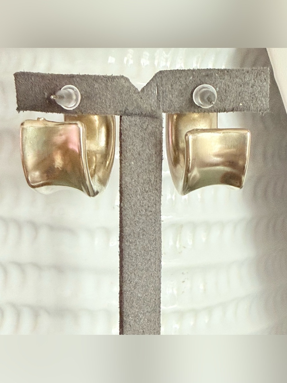 SSD Simon Sebbag 925 Sterling Silver Wide Hoop Earrings - Picture 6 of 11